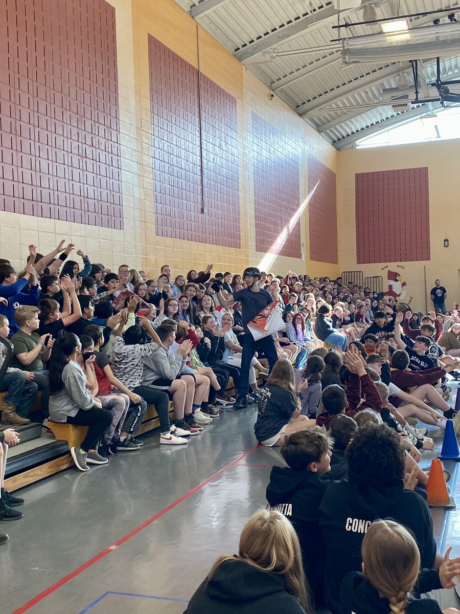 MrsBetken's tweet photo. I highly recommend having @mattwilhelmbmx for your next assembly! Our students had a blast! A great message and a ton of fun 🚲 https://t.co/cqB2o7VdIJ