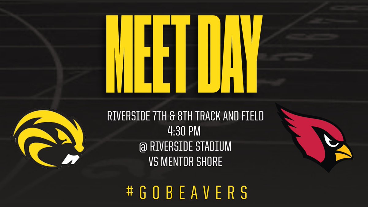 What's better than a home track meet on a beautiful day?! Come on out to Riverside Stadium to watch our middle school track team take on Mentor Shore! <a href="/ShoreSports/">Shore Athletics</a>