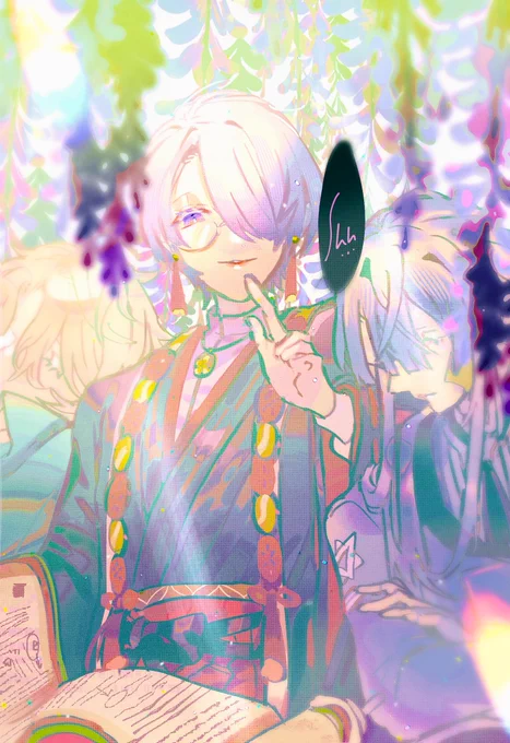 #桜魔の土産 #上弦画 #描いた晴 #長尾百景 