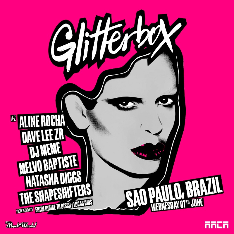 Glitterbox's tweet photo. Come to Brazil!!!!

Introducing the lineup for our debut Brazil event, landing this summer at ARCA São Paulo 🇧🇷

@djalinerocha
@daveleezr
@melvobaptiste
@_djmeme
@natashadiggs
@UKshapeshifters
