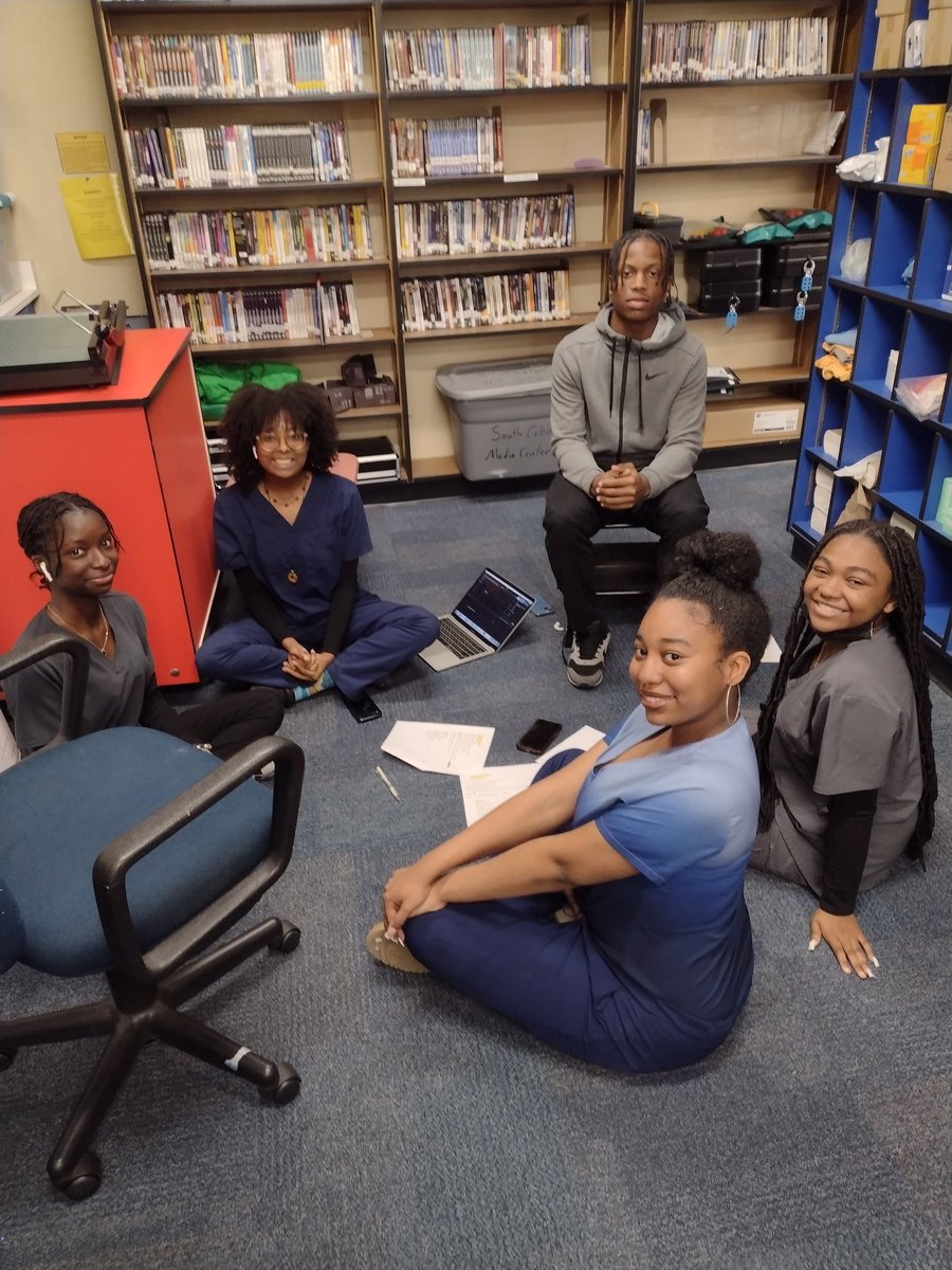Today, some students were recording a song about PCR, gene mutations, and biotechnology here in the Media Center!