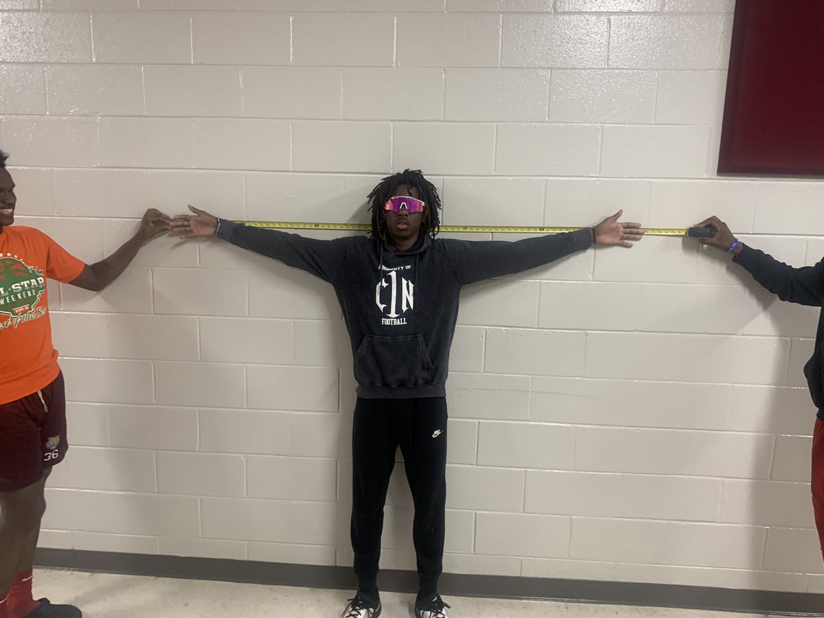 6’5 Wingspan <a href="/coachzanders/">ZSP</a> @RivalsJohnson <a href="/RecruitGeorgia/">Recruit Georgia</a> <a href="/On3Recruits/">Follow @Rivals</a> <a href="/CoachHawk__/">Joseph Hawkins</a> <a href="/ChadSimmons_/">ChadSimmons</a> <a href="/CoachKMorgs/">Coach Morgan</a>
