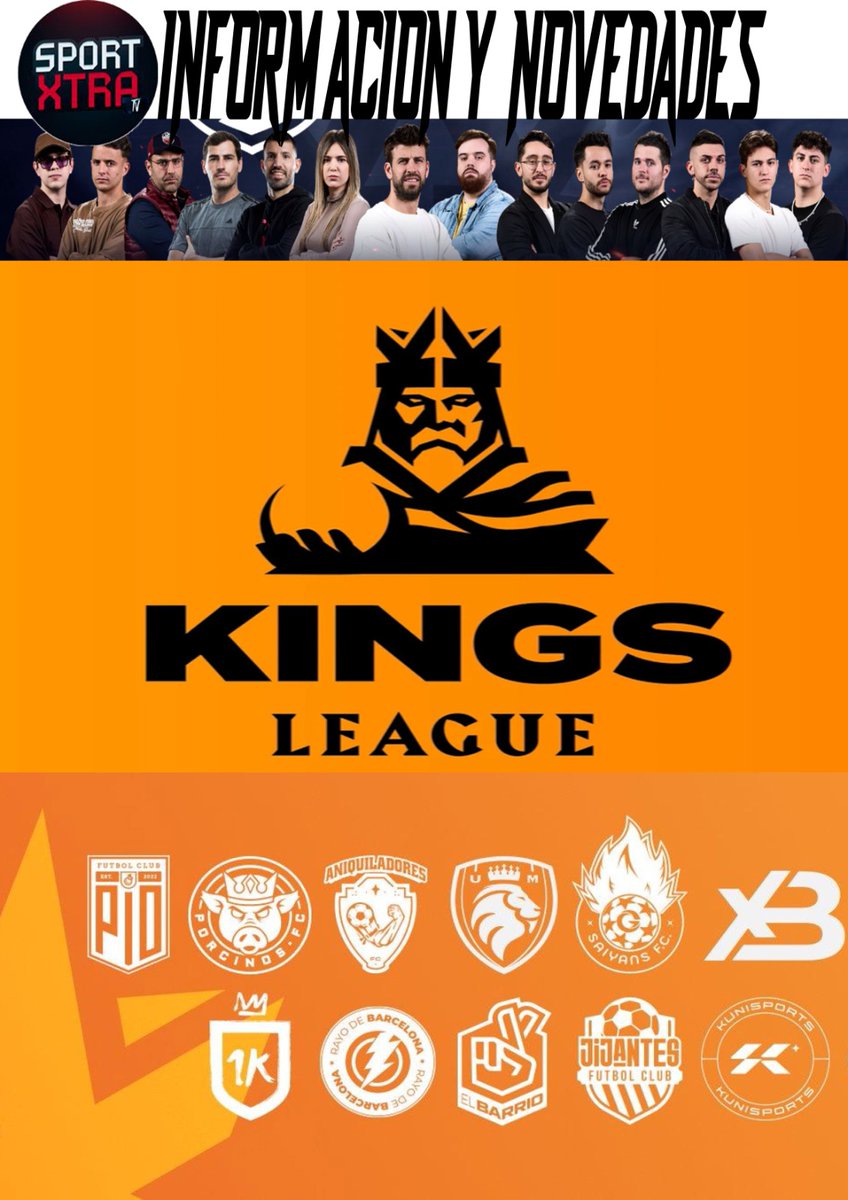 LACASADELCULER's tweet photo. Vamos a empezar a informaros de las novedades y movimientos que se produzcan en la @KingsLeague
#KingsLeague #SegundoSplit https://t.co/im5wiNOOMM