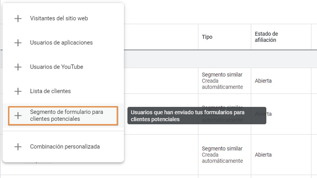 ¿Utilizas el recurso de formulario de clientes potenciales en tus campañas de #GoogleAds? ¡Tengo una novedad para ti! 🆕 Ahora puedes crear un público de los usuarios que han enviado el formulario 🤓 #SEM #PPC
