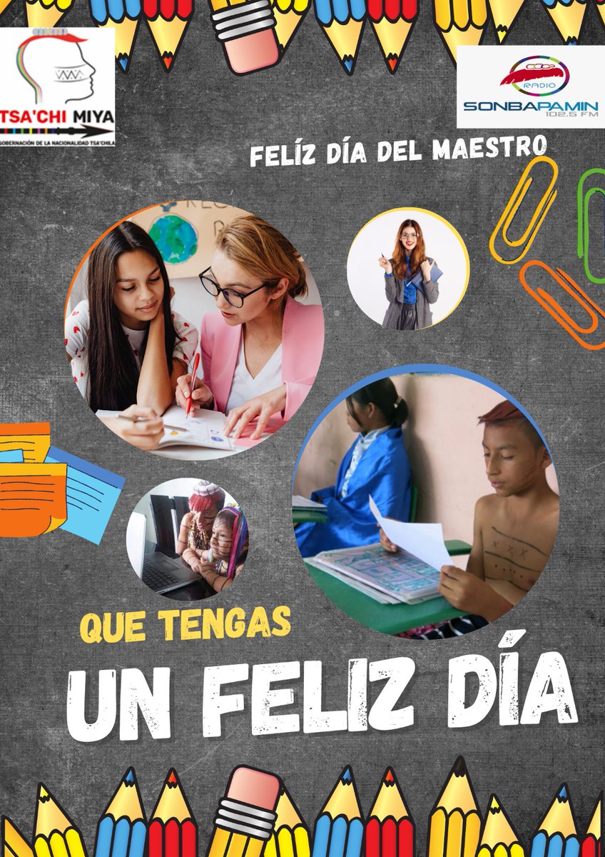 sonbapamin's tweet photo. ¡¡Feliz día del Maestro!!👨‍🏫👩‍🏫👨‍💻✍️
#DiaDelMaestro https://t.co/pfLrsx6bj9