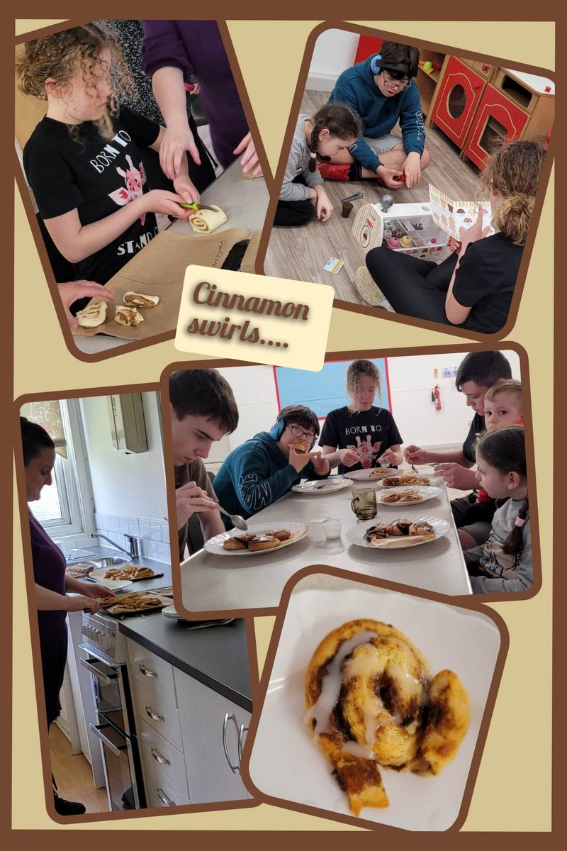 pathfindercymr's tweet photo. #Spring's here at #PathfindersCymru! Kids are connecting &amp; playing while we renovate the #library &amp; brainstorm for our #accessiblegarden. Today we tested #cooking activities &amp; made yummy #cinnamonswirls! More updates coming soon!  #community  #LearningDisability #inclusion  🌸☀️ https://t.co/VPqFzzANGf