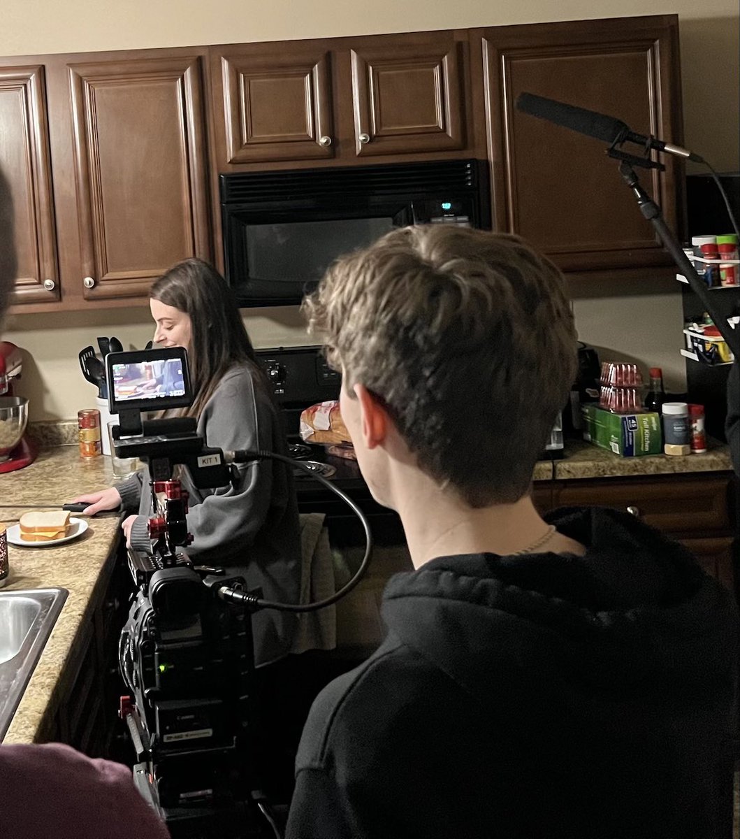 FVSPurdue's tweet photo. Check out these behind the scenes pictures from #fvsboiler Jacob Sullivan's upcoming short film "Overseer!" You can see "Overseer" and other short films at the 17th annual Film and Video Studies Short Film Showcase on April 27 at GQT Wabash Landing 9! The showcase starts at 7pm. https://t.co/uYcZ4CHYwV