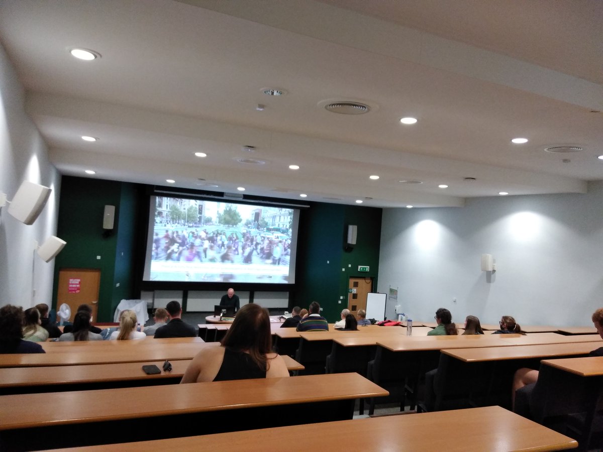 LJMac_SportSci's tweet photo. After a great day speaking to @StirUni #SportAndExerciseScience students about their research, now time for a fascinating keynote presentation from @carloscelism discussing the UK Biobank and the physical activity behaviour. Presentation kindly sponsored by @physoc https://t.co/M2PTiOyQhR