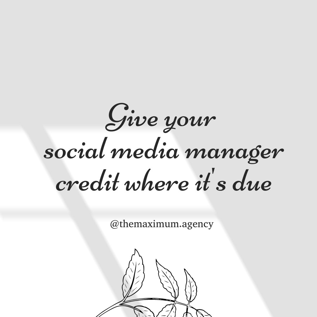 tmaximumagency's tweet photo. You will never understand the endless amount of hard work social media managers do for their business accounts👩🏽‍💻

show them a little appreciation if you’re happy with their work.

I promise it will go a long way💓

#smm #socialmediamanager #socialmediamarketing #socialmediatips https://t.co/nk7n2TZcMv
