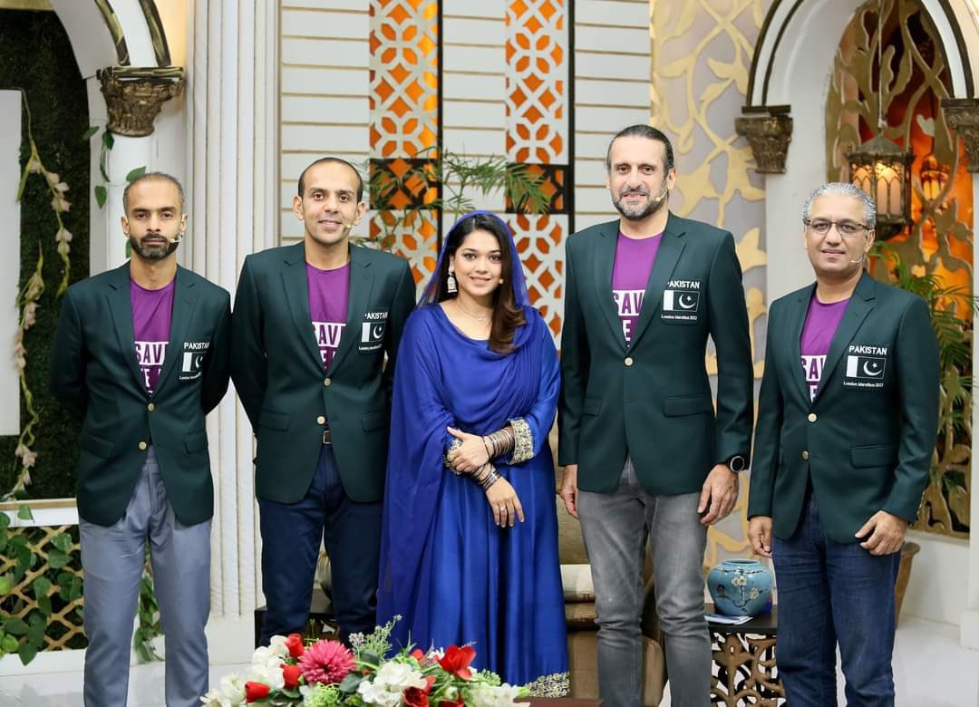 DrJMughal's tweet photo. Today #PEBSLondonMarathon was on @TVOnePk with #SanamJung for Noor E Rehman Ishq Ramzan transmission in support of awarenss &amp; fundraising for #Free Surgery of #OralCancer at @PEBS_Hospital

Please donate &amp; support 
https://t.co/YRFcM9jIGe https://t.co/RyjgfsWFOR