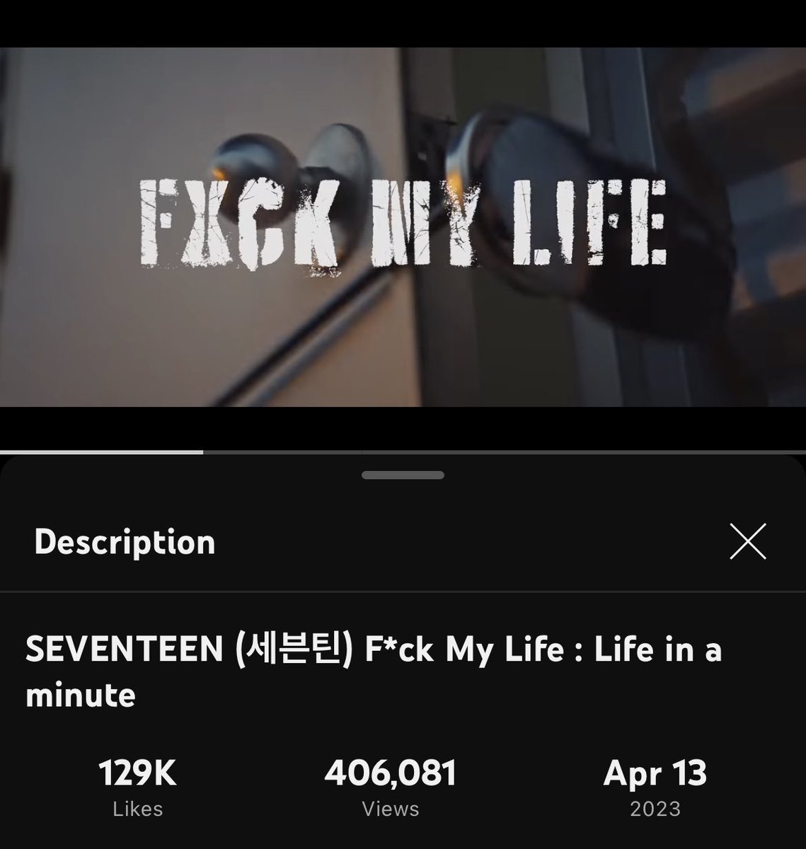 goingseventy's tweet photo. FML’s teaser has surpassed 400k views now on YouTube! Keep on streaming manually and follow proper streaming guidelines. Let’s hit 1M very soon! 🔥

Stream it here:
🔗 https://t.co/8qEkFMfotW

SEVENTEEN FXCK MY LIFE
#FML_LifeInAMinute #FML_D10
@pledis_17 https://t.co/izW1uXfXY6