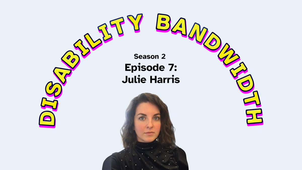 In Ep. 7, Season 2 @disability_band hosts @fastfinge and @thenikkinolan are joined by Julie Harris, a #disability advocate and accommodations educator. They explore the fundamental right of having your needs met. Episode: disabilitybandwidth.com/s2-episode-7-j… #podcast #a11y