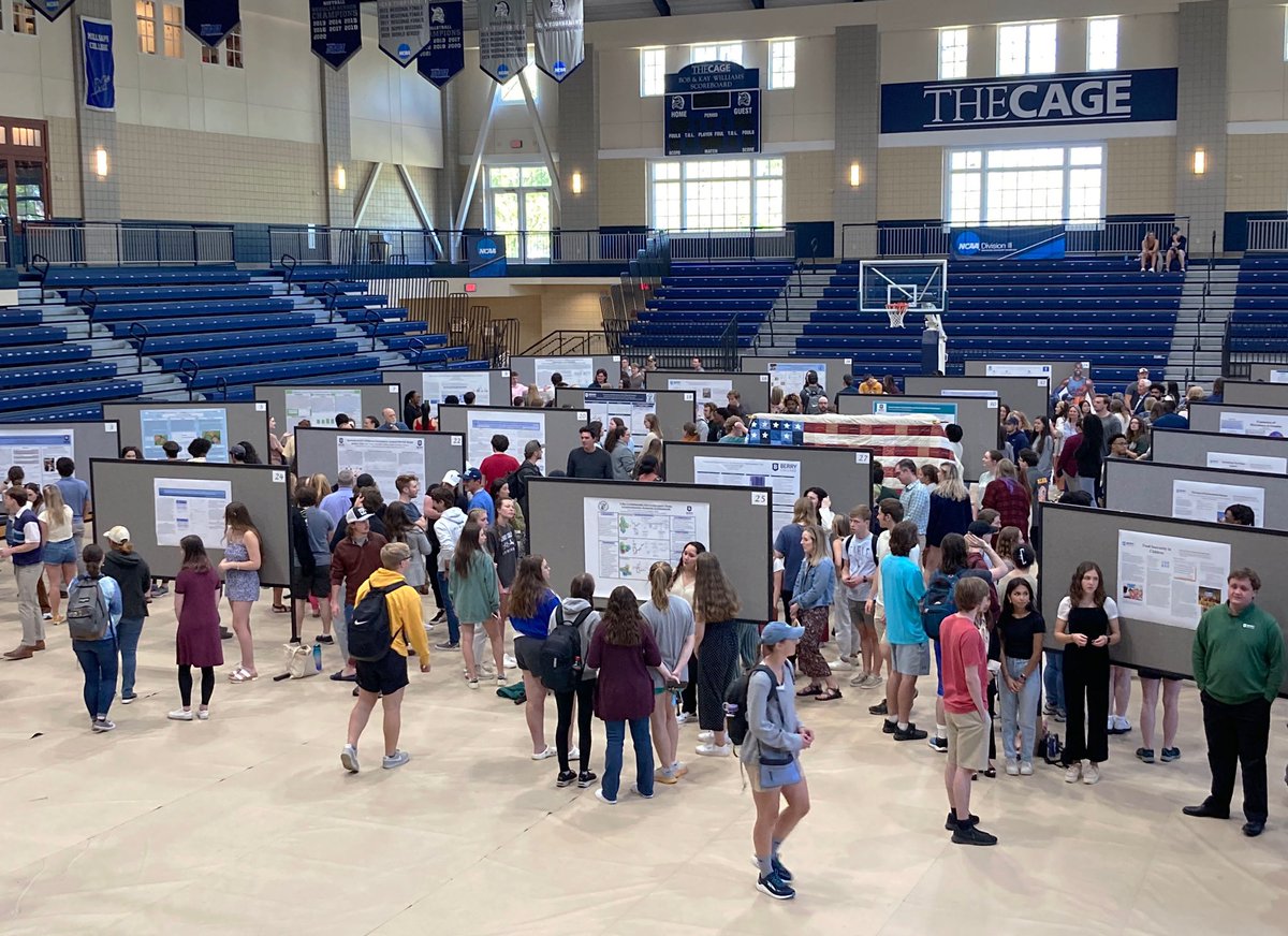 This past Tuesday nearly 70 students presented their research projects at Berry’s annual Symposium on Student Scholarship. Students spoke about their research and presented it on a poster in sessions held throughout the day. 

Photo Credits: Laura Taylor