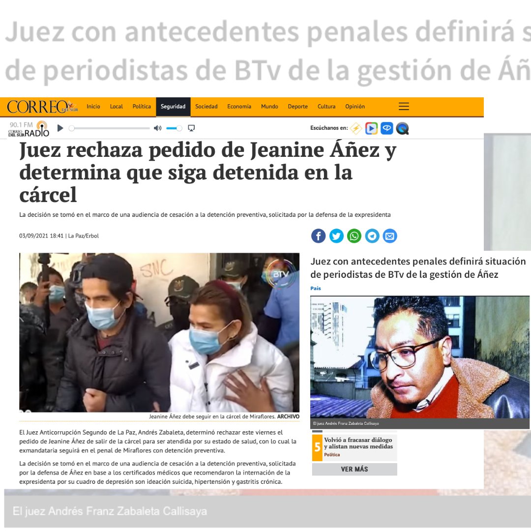Marco Antonio Amaru, Claudia Castro, Orlando Rojas, Andrés Zabaleta…  Los jueces y vocales que protegieron al huído del fraude y que vulneran todos mis derechos, que han prevaricado por orden de @IvanLimaMagne y el régimen del MAS, son premiados como candidatos a magistrados.