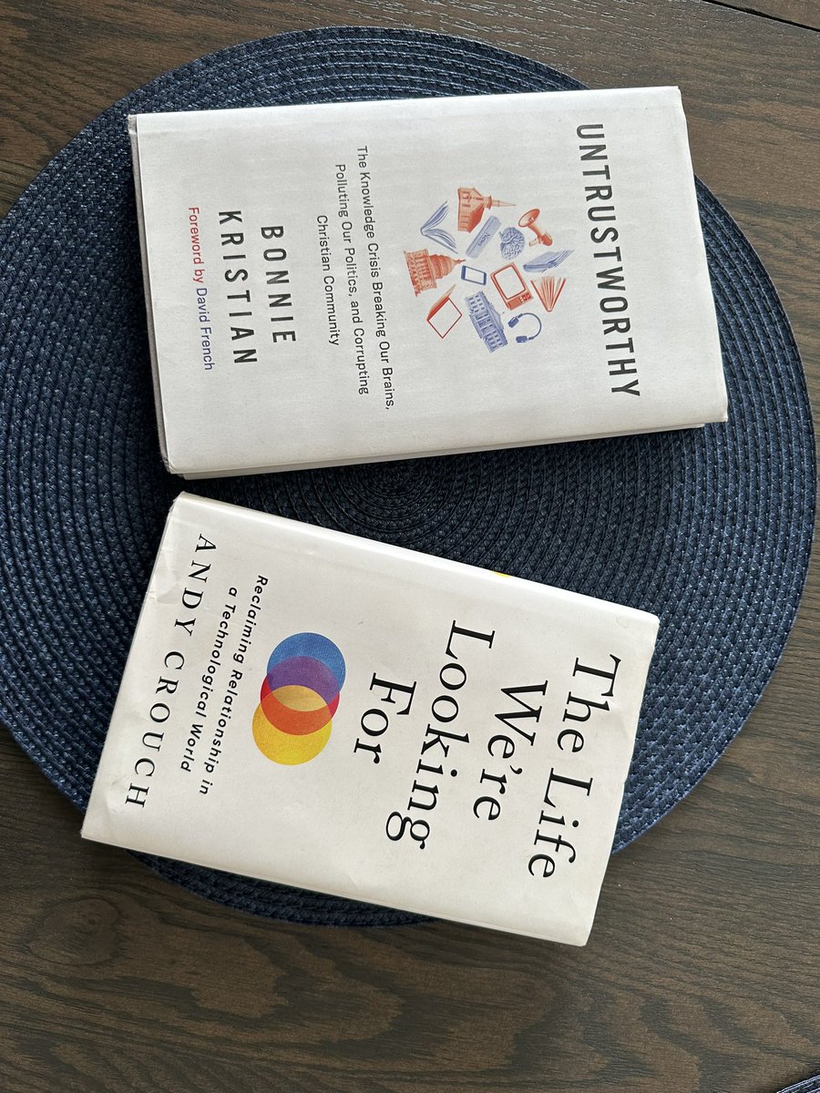 MercWelch's tweet photo. @courtneyellis Here are two of my most recent reads that are deep and wonderful. @KaitlynSchiess would have a fantastic list for a new bookstore that would rock!! https://t.co/8JGtz6A7jr