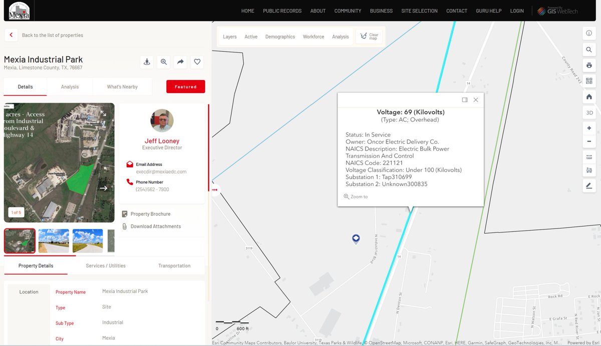 Congrats to Mexia Economic Development Corp., latest Texas #economicdevelopment group to go live with GIS WebTech's Guru technology! #econdev #fdi #tedc #opportunityzones #workforcedevelopment #talentattraction #talentacquisition #siteselection #locationintelligence #giswebtech
