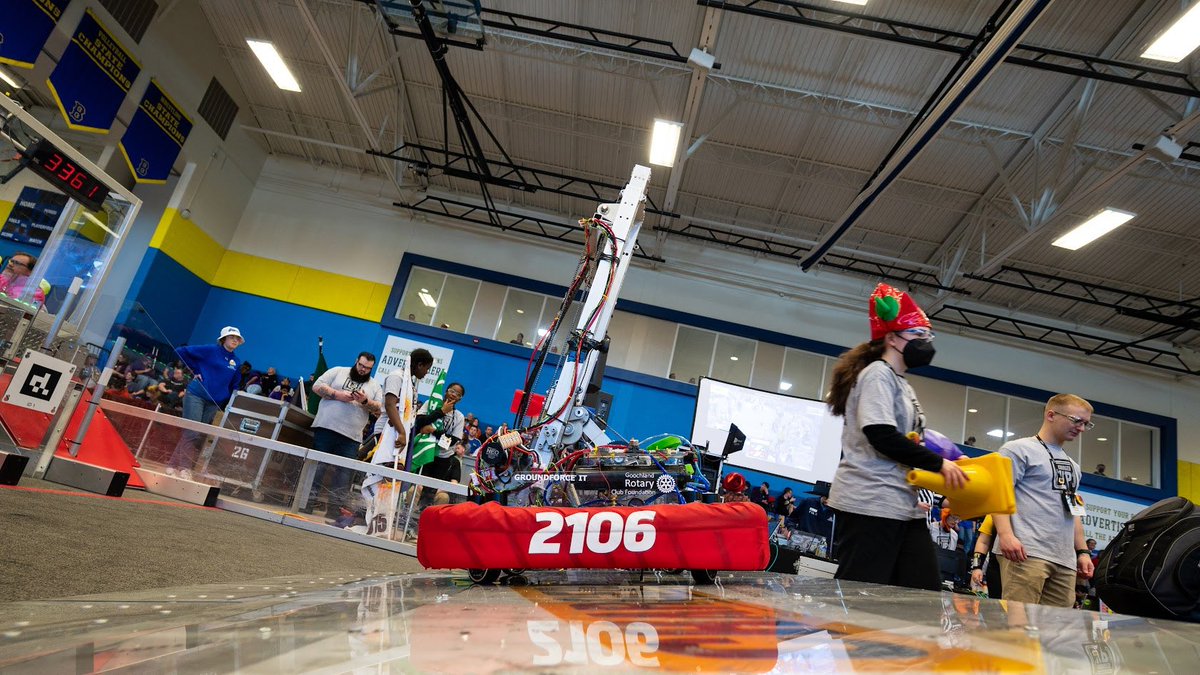 GHS_SDeLoach's tweet photo. After a lot of hard work and a lot of hours invested, the Junkyard Dogs, team 2106, have made it to FIRST World Championship! We are so excited to get to represent @glndschools Goochland High School and @FIRSTChesapeake next week! https://t.co/UyawsQsysu