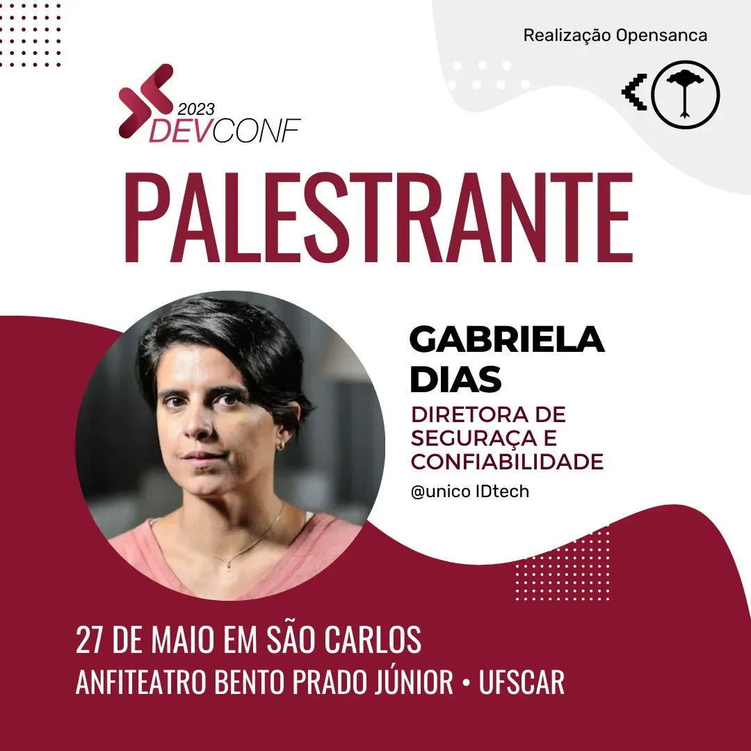 opensanca's tweet photo. Palestrante confirmada no DevConf 2023! Gabriela Dias

Gabriela irá falar sobre Como construir uma forte cultura de engenharia para ser tornar a maior BigTech Brasileira!

Saiba mais em https://t.co/dbcgbmbwCv e garanta o seu ingresso! O terceiro lote está acabando https://t.co/7tn7GpQUJ3