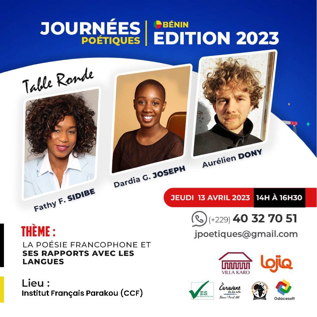 fatoumatafathy's tweet photo. Heureuse d'être invitée à  un événement littéraire au Bénin.😀
Cet après-midi, je suis intervenue à  une table ronde "La poésie francophone et ses rapports avec la langue" à  Parakou au Bénin.
#Journeespoetiques
#ecrivaine #poesie 
#Fatoumatasidibé
#lesmasquesparlentaussi #Bénin https://t.co/i094MZTxKG