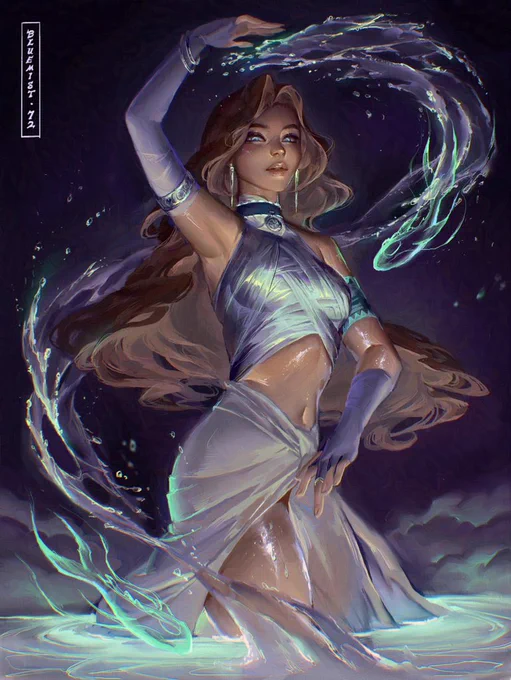 Katara of the Southern Water Tribe #illustration #atla #AvatarTheLastAirbender 