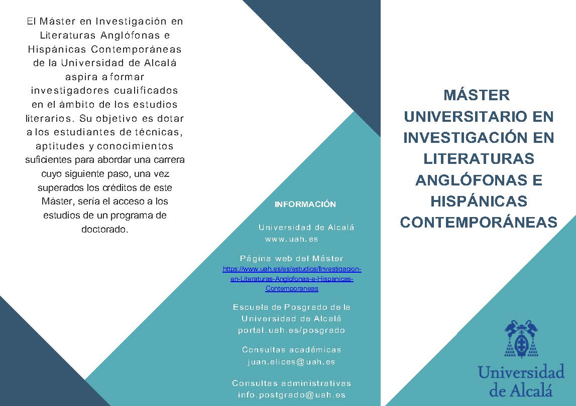 anglofonasUAH's tweet photo. Have a look at all the possibilities this Master’s degree offers…. https://t.co/sOeGQQ0GgC