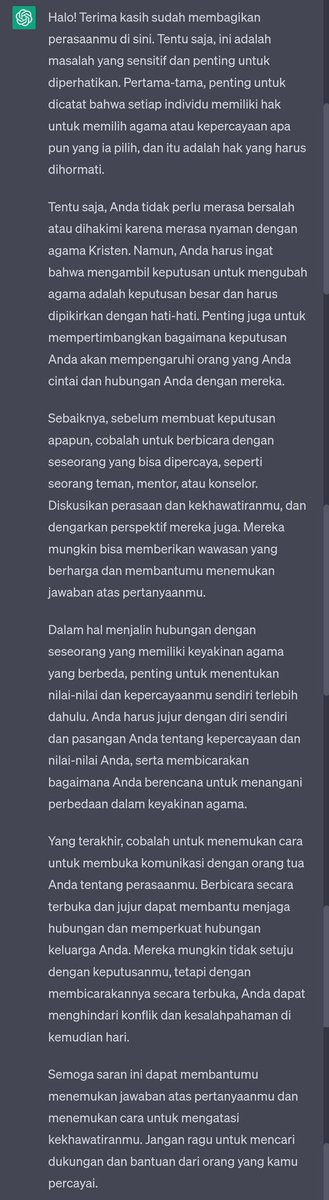 HTparty_'s tweet photo. @tanyakanrl Kalo kata chat gpt gini nder https://t.co/xemo3TwK76