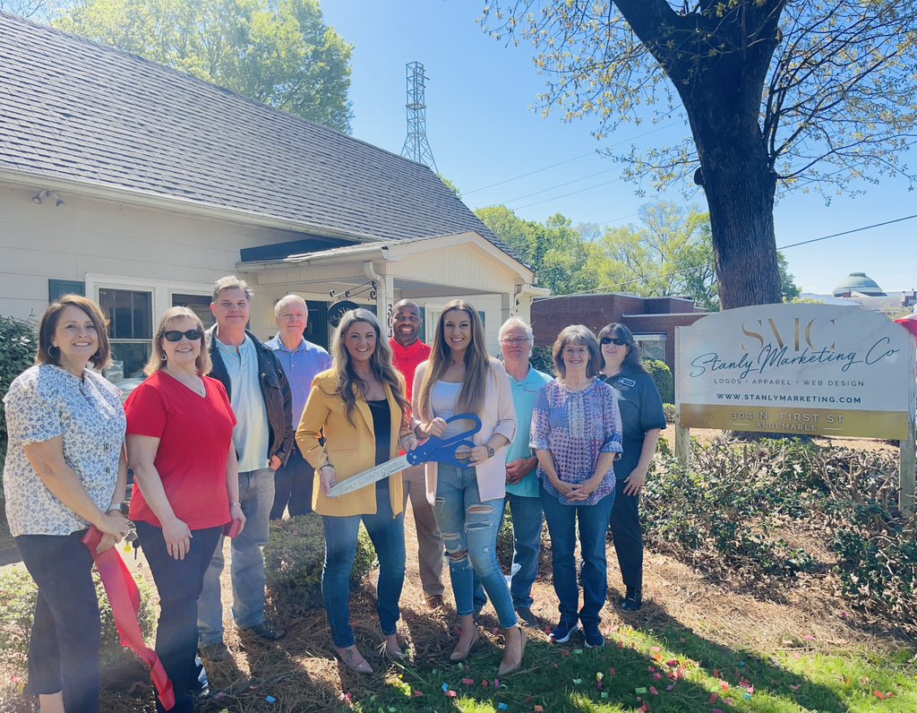 StanlyChamber's tweet photo. Congratulations to Stanly Marketing Co for their ribbon cutting this morning!
We had a great time welcoming them in their new Albemarle office!
#stanlychamberribboncutting #stanlycountync #stanlycountychamber https://t.co/GC5M27qs2U