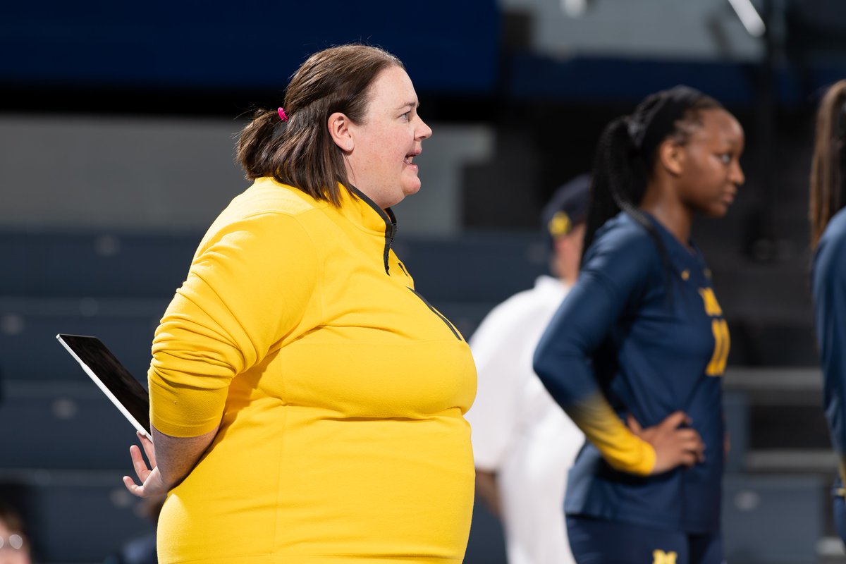 Michigan Volleyball on Twitter "Wishing our head coach Erin Virtue a