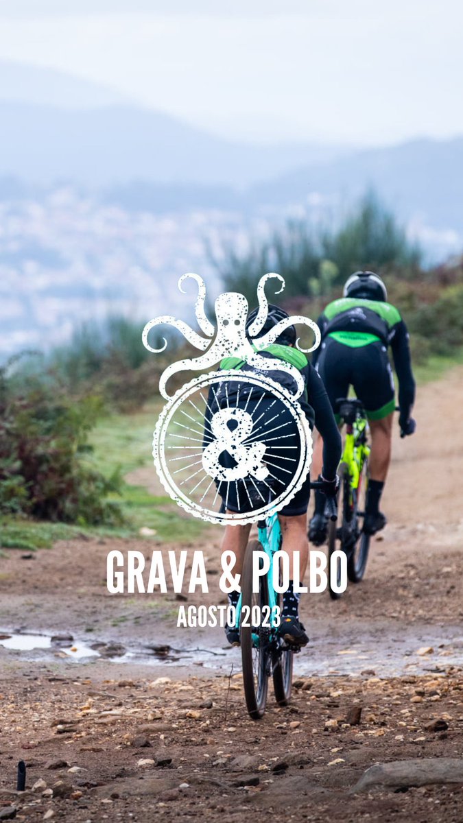 RelayTeam's tweet photo. En agosto regresa la única prueba de gravel de Galicia, Grava &amp; Polbo 🐙 En breve apertura de inscripciones e info del recorrido. https://t.co/lrCZJ65Omj