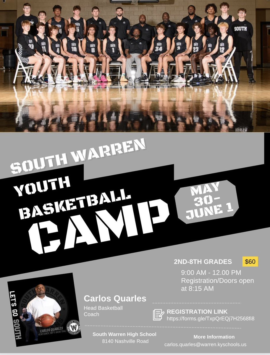 CDotQuarles's tweet photo. Join us for our Spartan Youth Camp, May 30 - June 1st! https://t.co/8tCt5dDnFU
