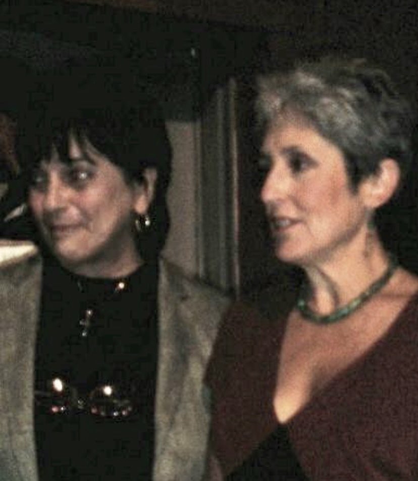 Last night on the Stephen Colbert Late Show, Joan Baez likened Justin Jones & the #TenneseeThree as the ‘new glue’ in the Civil Rights movement. She was a huge part of the early movement and a close friend of MLK.

A little personal #ThrowbackThursday with Joan circa 2003. 👇🏼