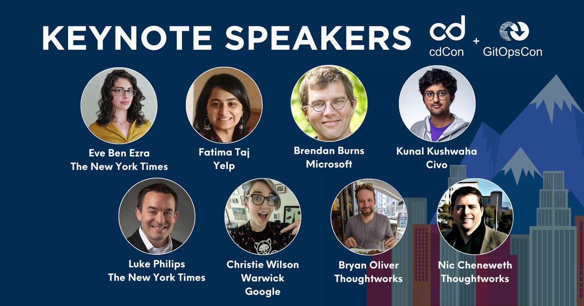 CloudNativeFdn's tweet image. The keynote speakers for #cdCon + #GitOpsCon have been announced! 

Join us May 8 – 9 in Vancouver to talk all things continuous delivery, GitOps, and more!

cd.foundation/announcement/2…