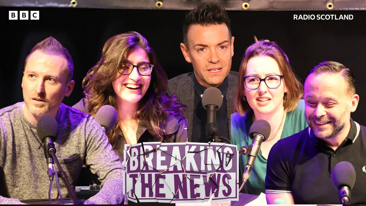 Another superb line-up for #BreakingTheNews with @des_clarke recorded with a gorgeous studio audience in Greenock this week 🗞️
@stuartmitchell2 💫
@abcelya 💫
@MsKrystalEvans 💫
@GeoffNorcott 💫
#BreakingTheNews 📰 @BBCRadioScot
🔊Subscribe @BBCSounds: bbc.in/3zXaacg