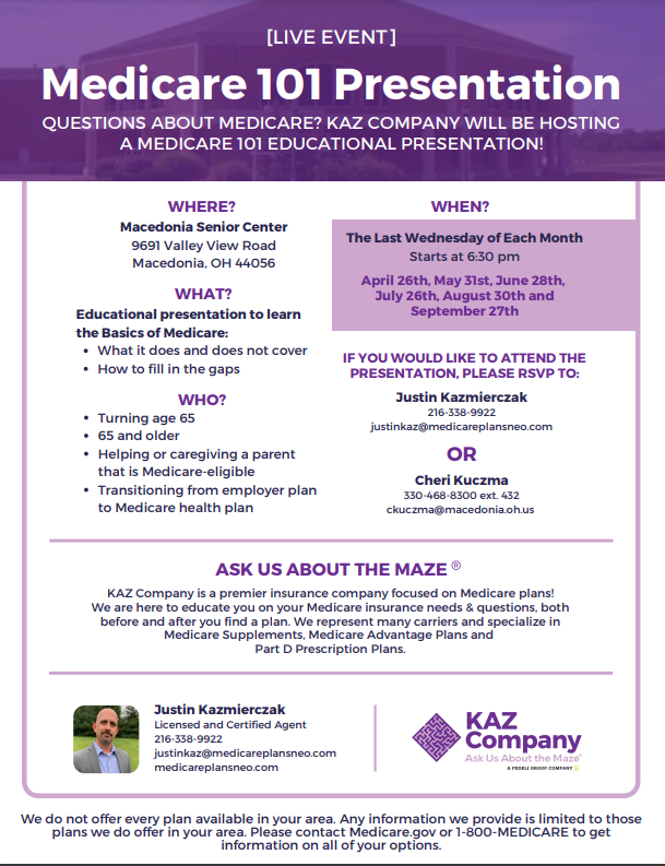 City of Macedonia on Twitter "The Macedonia Senior Center is offering