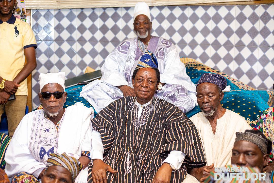 DrDuffuor's tweet photo. I had the great pleasure of paying a courtesy call on Yaa Naa Abubakari Mahama II the Overlord of Dagbon at his palace in the Northern Region earlier today. It was an honor to meet with him and discuss matters of mutual interest. I look forward to future engagements with Traditional Leaders across the length and breadth of our beloved nation for us to work towards a common goal of building a Better Ghana.