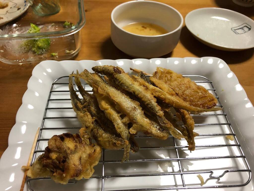 kenty335's tweet photo. わかさぎ、舞茸、ピーマン、玉葱。
天麩羅。

#天ぷら https://t.co/4uyqkgfDnJ https://t.co/hJGh7Iq2M3