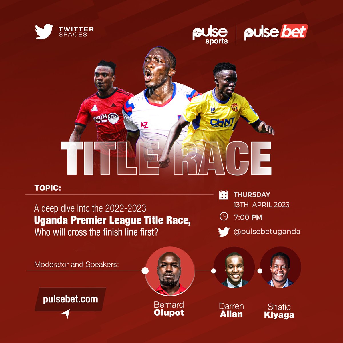 PulseUganda's tweet photo. SC Villa have adopted elephant tendencies. KCCA and Vipers are playing the chasing game for the title. This is a football fan's dream. A three way title fight. Join our panelists tonight.
https://t.co/R8Imzyv7mr
#FeaturedPost #FeatureByPulseBet https://t.co/xFULYPMQjn