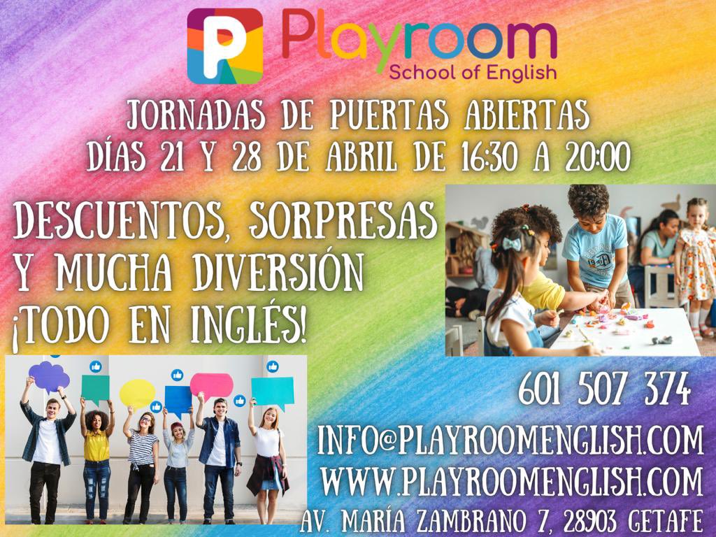 Playroom School of English tweet media