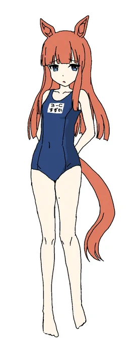 練習で描いてた。本当はライスちゃんも描いてるけどここでは出さない。 