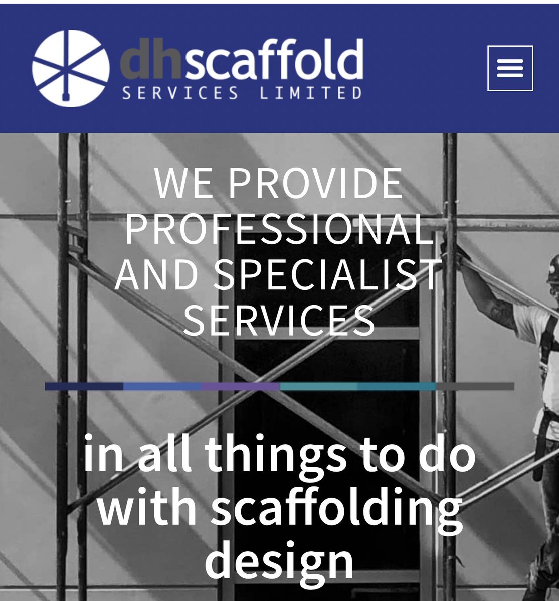 DHScaffServ's tweet photo. Our new #website is now live with a refreshed look with lots of new projects weve been involved in. Go take a look…! #dhscaffoldservices #scaffolddesigners #scaffolddesigns #temporaryworks https://t.co/fnTs0tufUW