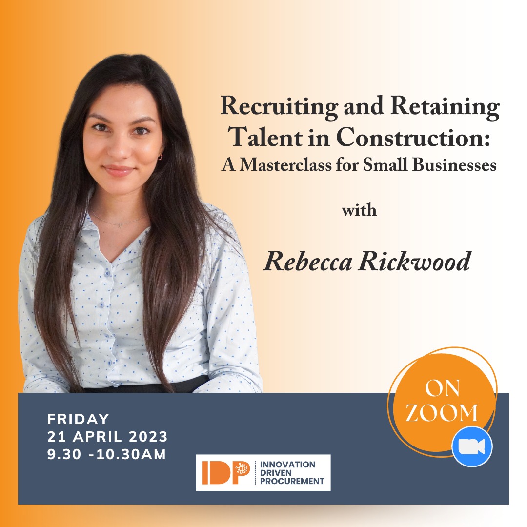 GementUK's tweet photo. 📢Announcing the launch of a new project in collaboration with @constructcoach and @InnovationDriv2!  

CEO Rebecca Rickwood will be running a public recruitment masterclass next Friday. 

Link to book the Masterclass is below in the comments ↓ https://t.co/zvYh0bFonX