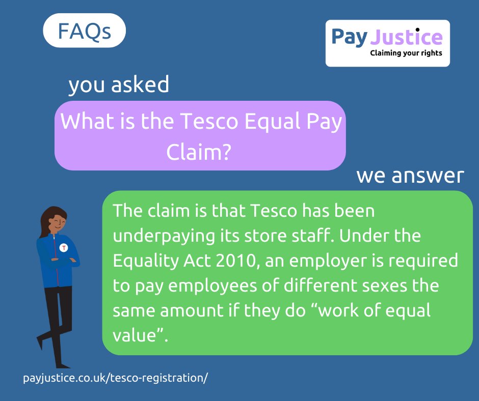 We believe Tesco is breaking the law, and should pay their staff fairly in line with UK employment law.

If you have any questions email tesco@payjustice.co.uk or call 0161 883 3228 

Join the claim: payjustice.co.uk/go/twitter-tes…