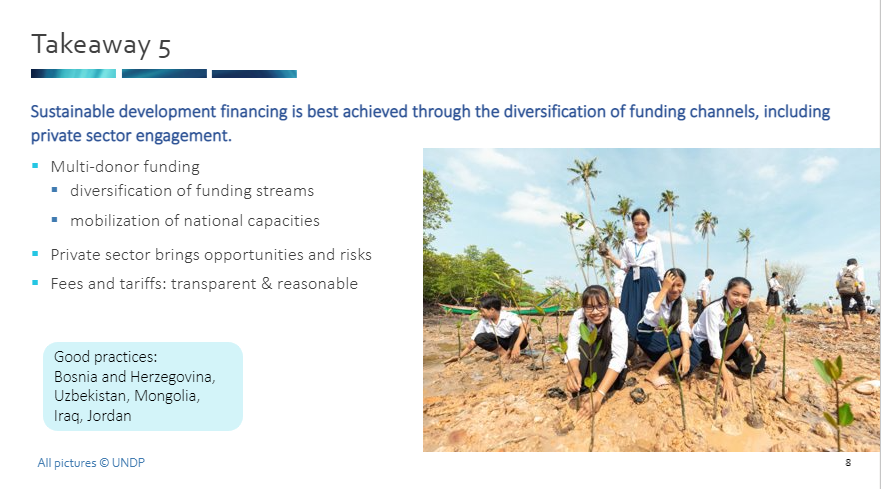 UNDP_Evaluation's tweet photo. What have we learned from 18 months of #EvalLessons?
5⃣ Sustainable financing for development is best achieved through a diversification of funding channels.
Read the book for all 5 lessons! 👉https://t.co/qRxihvrY1n https://t.co/Bq0BKxTj5P