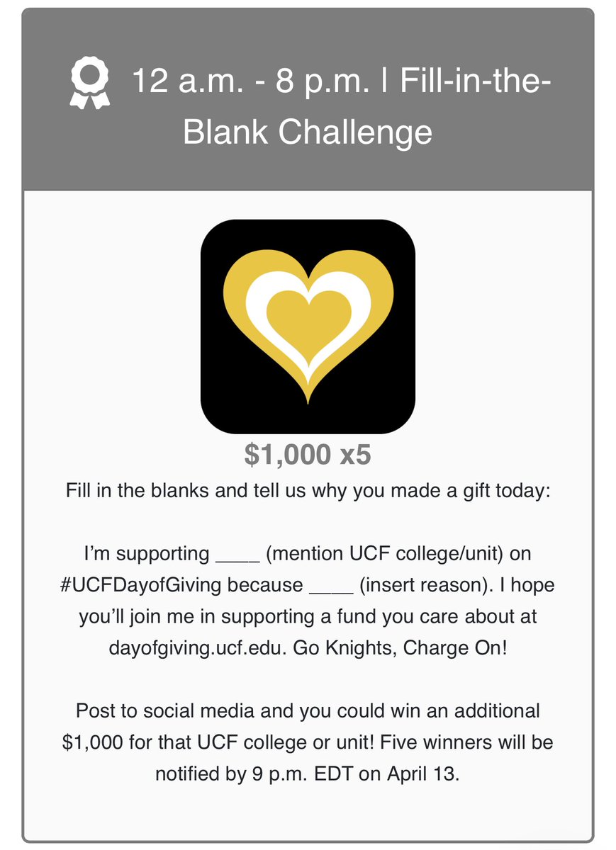 drltspalding's tweet photo. Today is the #UCFDayofGiving! @pedsacademy supports the educational needs of hospitalized children @Nemours while providing future educators with real world teaching opportunities! Fill in the School of Teacher Education PedsAcademy program TODAY! #chargeon https://t.co/fczts0XOvJ