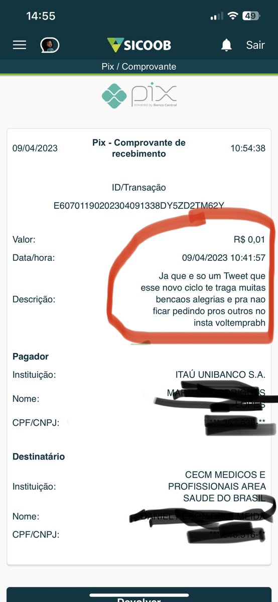 danielperon's tweet photo. Agora só aceito mensagens de aniversário na descrição de um pix. https://t.co/mnYZylsUGu
