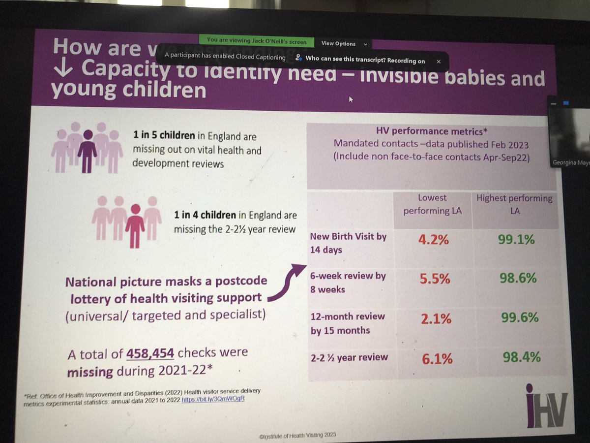 Shocking stats and such disparity across the country @first1001days @ParentInfantFdn @iHealthVisiting