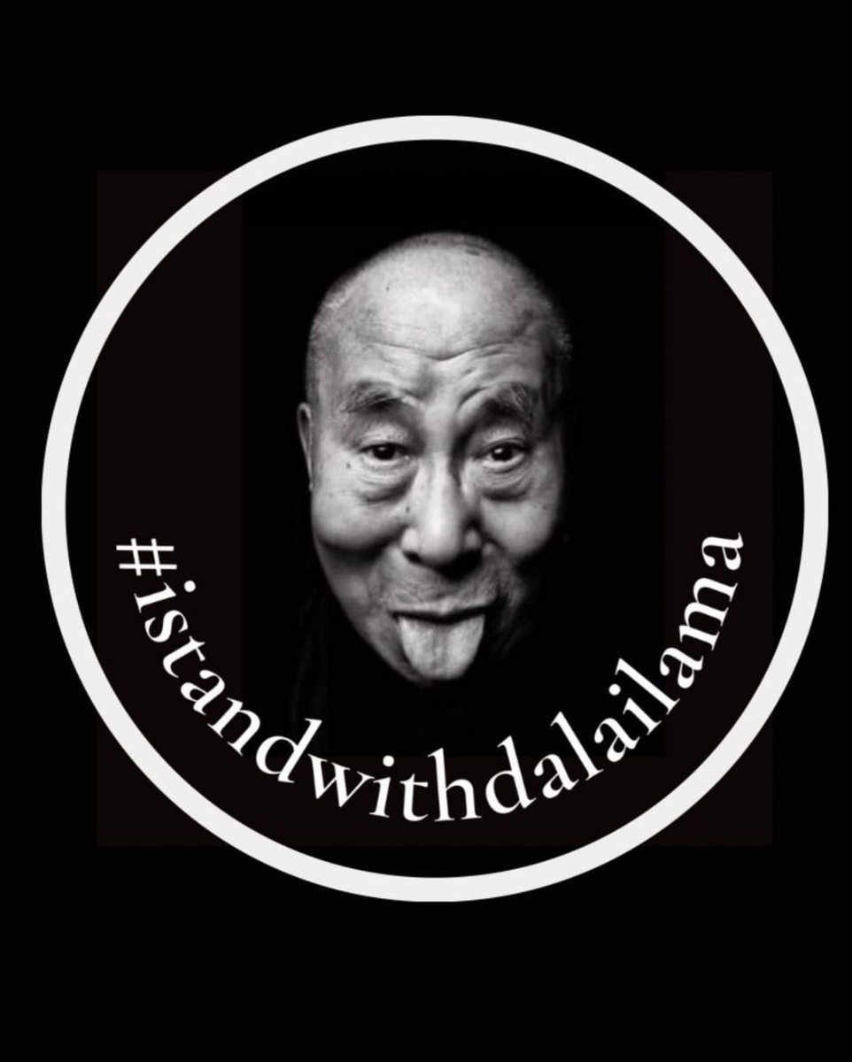 Let’s get this hashtag trending #istandwithdalailama