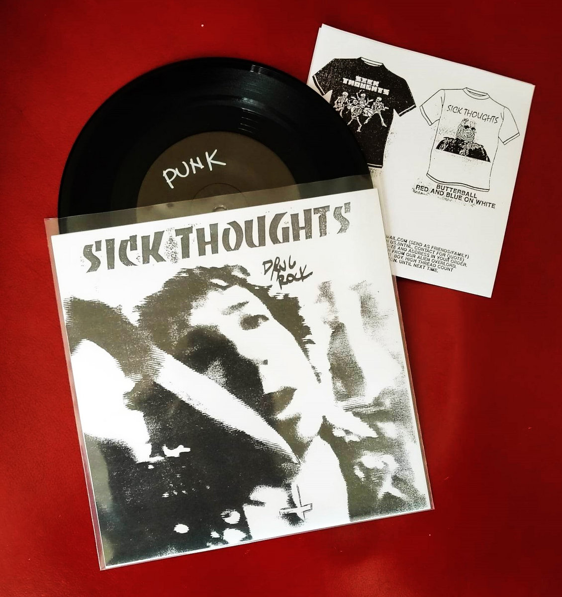 goodbyeboozy's tweet photo. RE-PRESS !!!

Sick Thoughts - Poor Boys / Drug Rock - 7"
look in  https://t.co/mHdeGzIusv https://t.co/c0a8bHTy6v