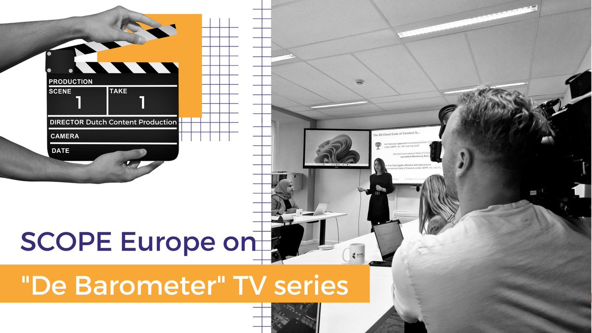 SCOPE Europe made its debut on Dutch TV!📺

It was a thrill to welcome the filming crew inside our offices and create a clip for the episode aired on the 2nd of April on <a href="/RTLZ/">RTL Z</a>.

🔎Discover the full interview here: scope-europe.eu/en/detail/scop…

#DataProtection #Compliance #GDPR