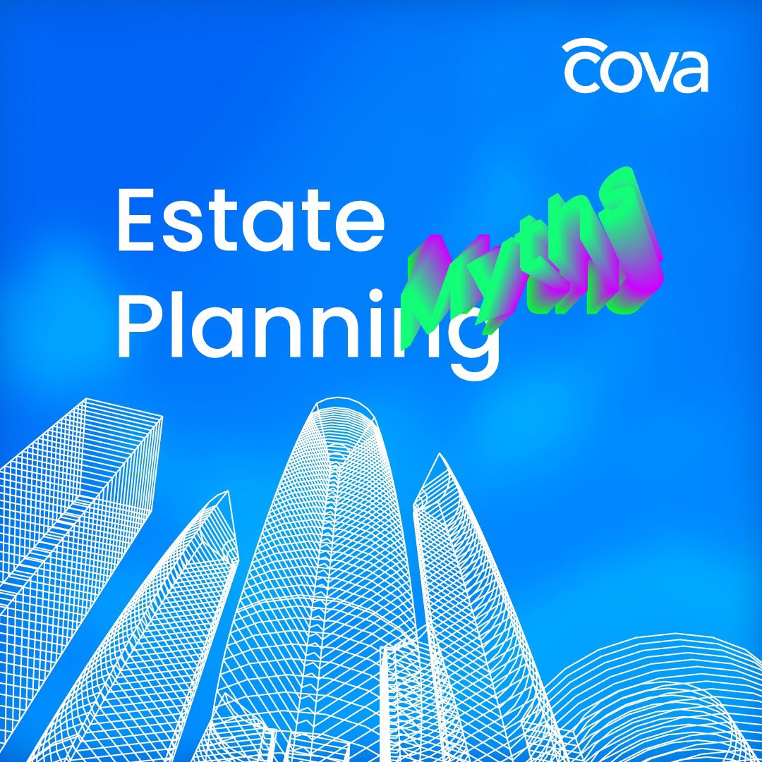 get_cova's tweet photo. Don't get carried away by the myths out there. 

Estate planning is for everyone that has a figure to their name; move over to the planning side of things. 

#estateplanning #portfoliomanagement #wealthmanagement https://t.co/HWWBBbwvX8